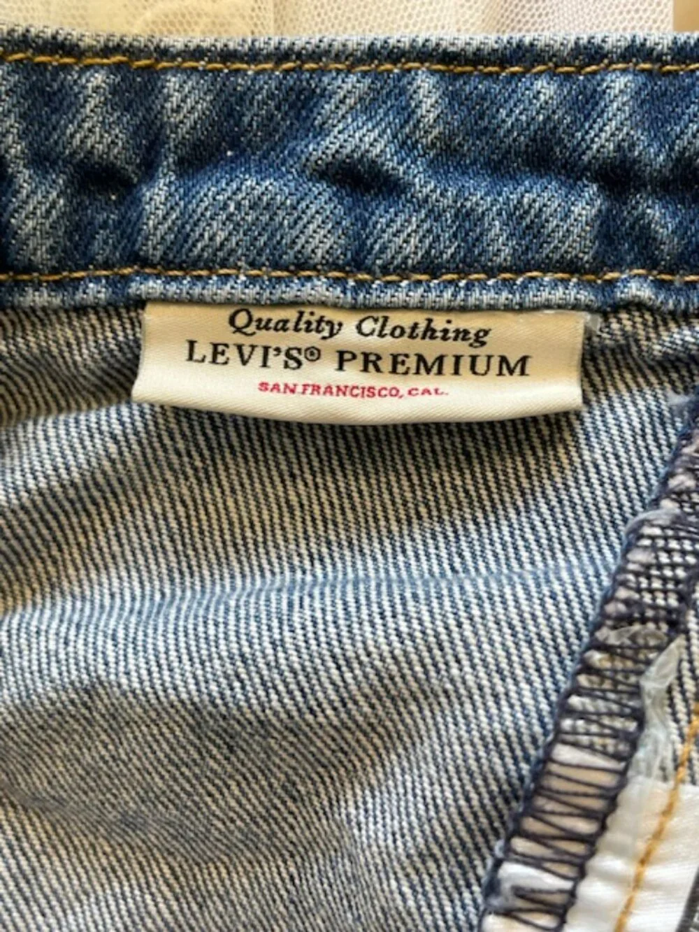 Levi's X Free People Denim Lace Up Corset Bustier Tank Top Small - Picture 7 of 10